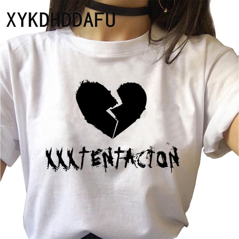 XXXTentacion Broken Heart Printed Casual T-Shirt