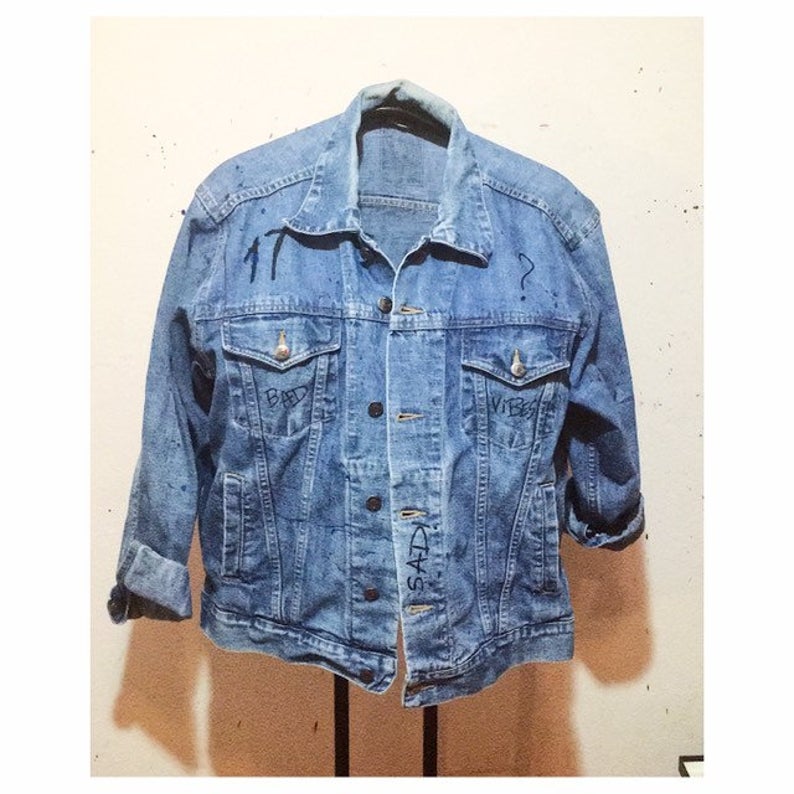 XXXTentacion Handpainted Denim Jacket