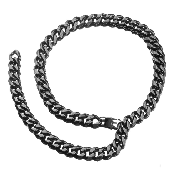 Xxxtentacion Choker 12mm Black Stainless Steel Chain Necklace 2 1 - XXXtentacion Shop